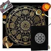 PYEUIFT Tarot Tapete Tarot 75x75cm, Tapete Cartas Tarot, Cartas