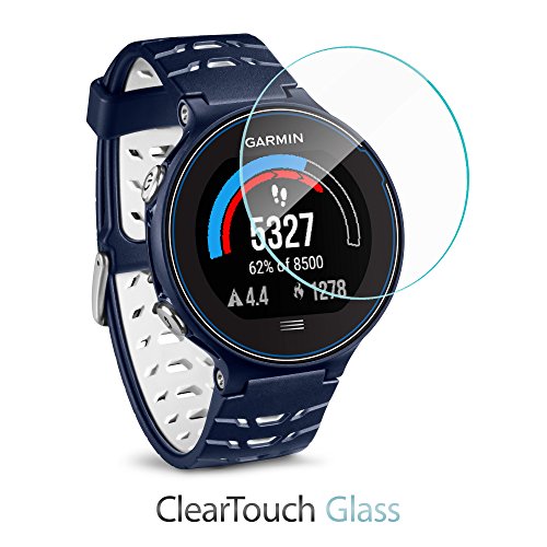 BoxWave Screen Protector Compatible with Garmin Forerunner 630 - ClearTouch Glass, 9H Tempered Glass Screen Protection