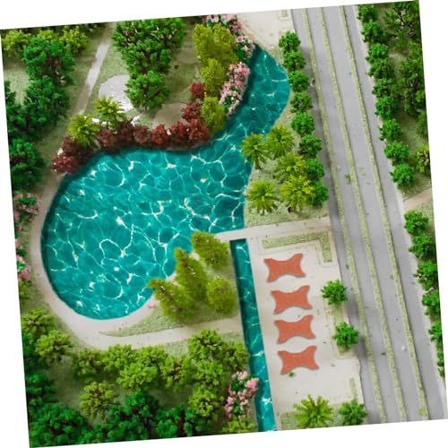 POPETPOP 50 Peças Modelo Tijolo Brinquedo Tijolos Ornamento Miniatura Jardim Tijolo Mini Tijolos Fal