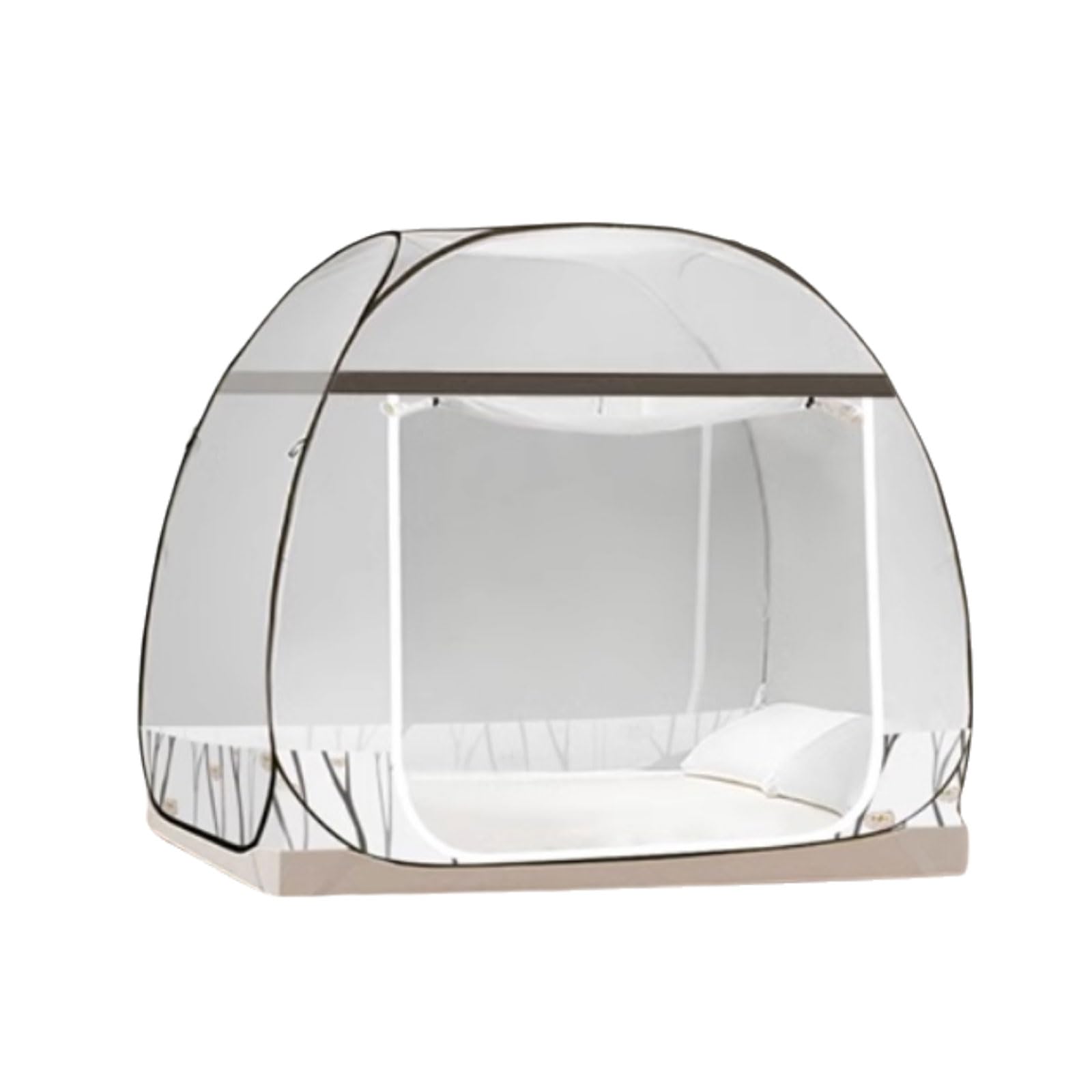 Polyester Folding Mosquito Net Tent Pop Up Mosquito Nets with Zipper Breathable Mosquito Net Portable Mosquito Tent