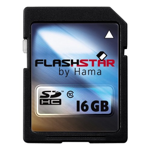 Carte mémoire SDHC 16 Go Classe 10 Hama Flashstar carte flash pour appareil photo numérique