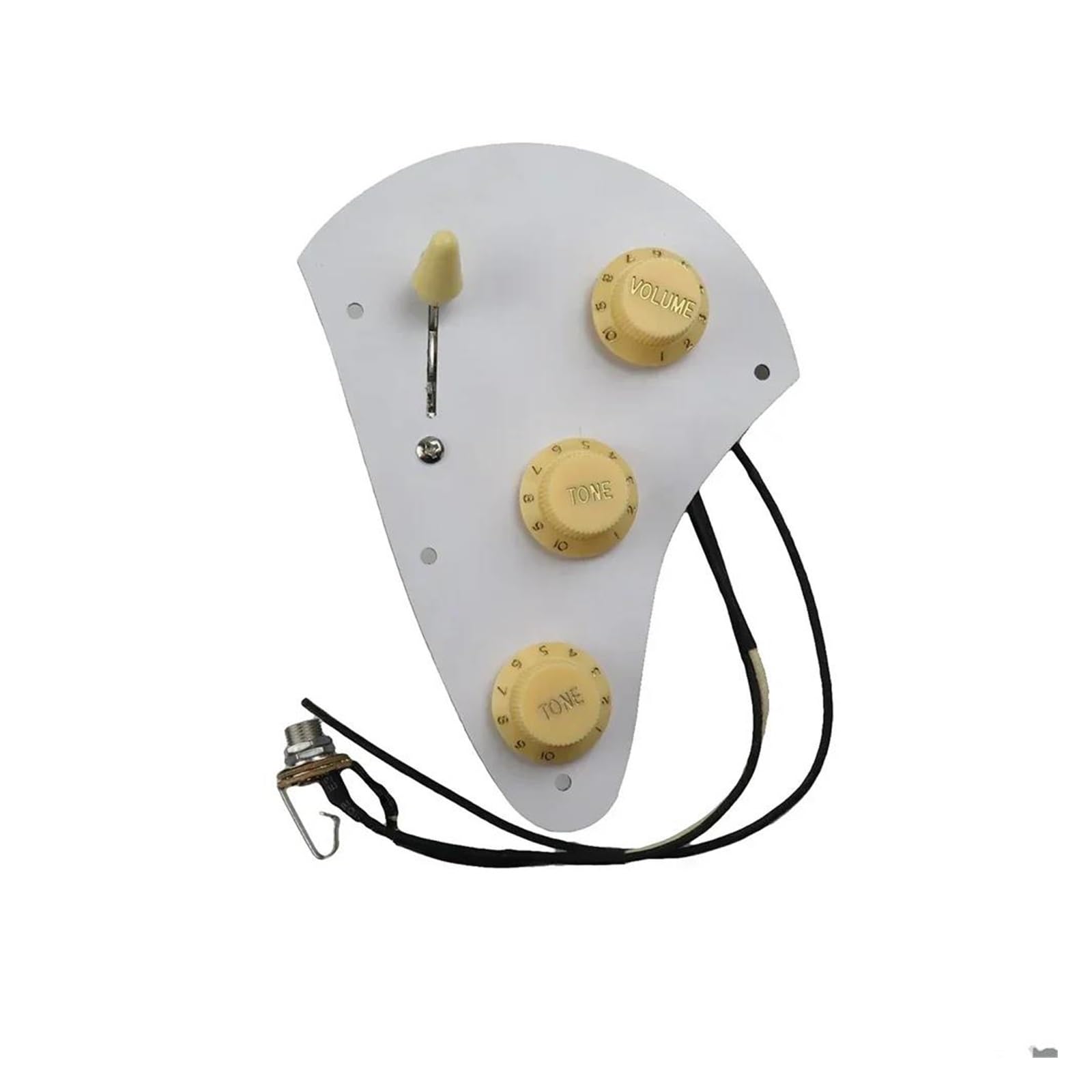 Cablaggio professionale per chitarra Accessori Per Strumenti Musicali Pickup Per Chitarra Cablaggi Con Potenziometri Con Albero In Rame Da 250K(Yellow)