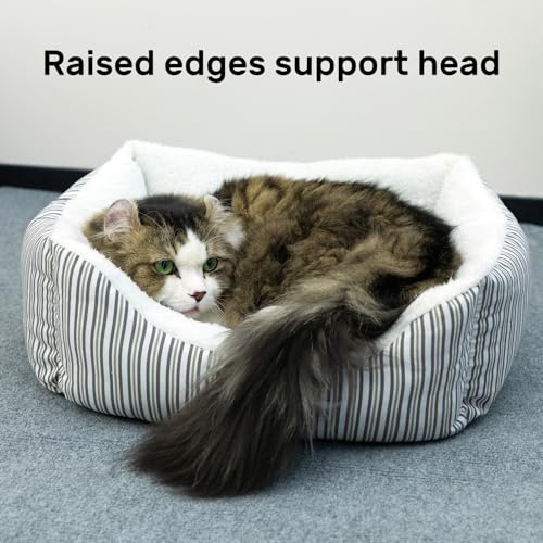 Hollypet Dog Bed, Self-Warming Pet Bed For Small Medium Dog Cat Plush Rectangle Nest Puppy Sleeping Bag Cushion thumb #1