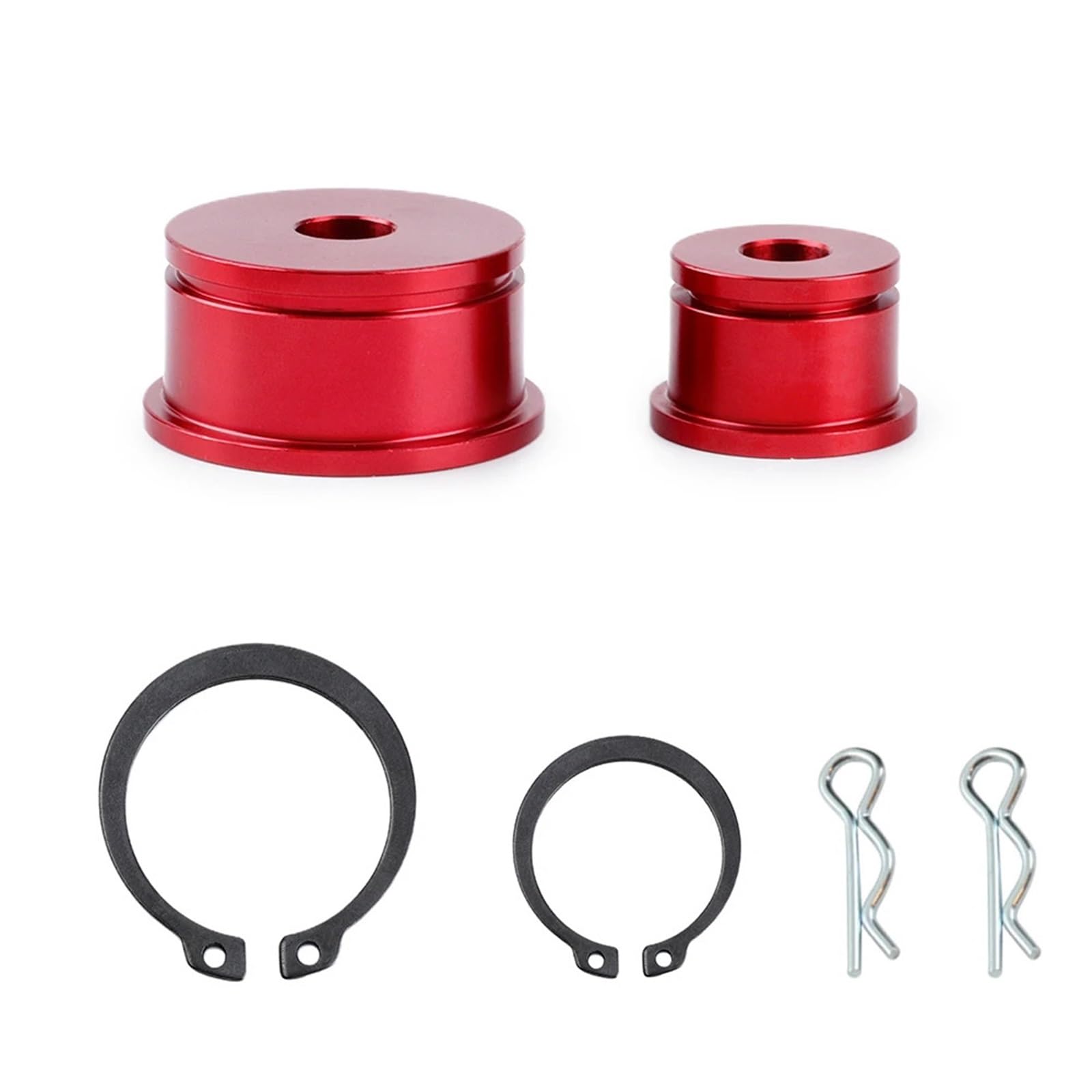 DGHBNP Bushings Fit for Civic 2002-2005 Si Acura Rsx Type S 2002-2006 Car Accessories Shifter Cable Bushings Kit Bushing Kit(Red)