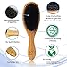 Boar Bristle Hair Brush With Nylon Pins and Free Comb | Pins To Detangle and Better Stimulate Your Scalp | Luxurious For Healthier And Shinier Hair For The Whole Family