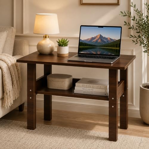 ECOLINE Engineered Wood Computer Desk for Home & Office with Open...