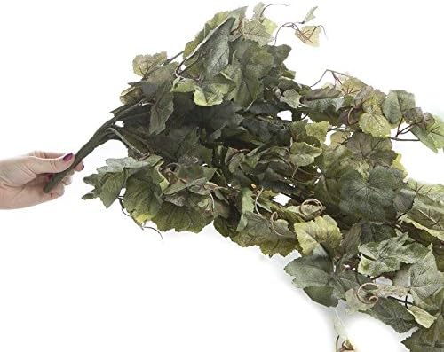 Miniatura 2 de Factory Direct Craft Very Full Artificial Flocked Ivy Cascading Bush for Home Decor, and Displaying