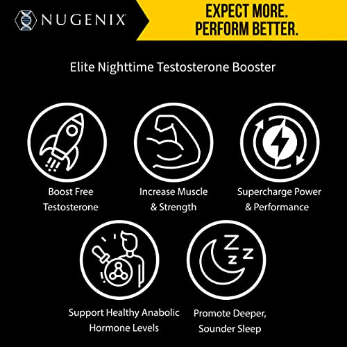 Nugenix PM ZMA - Nighttime Free Testosterone Booster and Sleep Support, 120 Count - Thumbnail 3