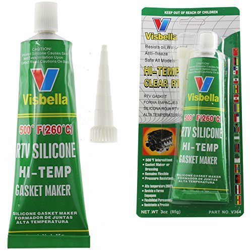 Visbella Silicone Engine Repair Gasket Seal Maker High Temperature Heat Resistant from -80ºF to 500ºF (Clear)