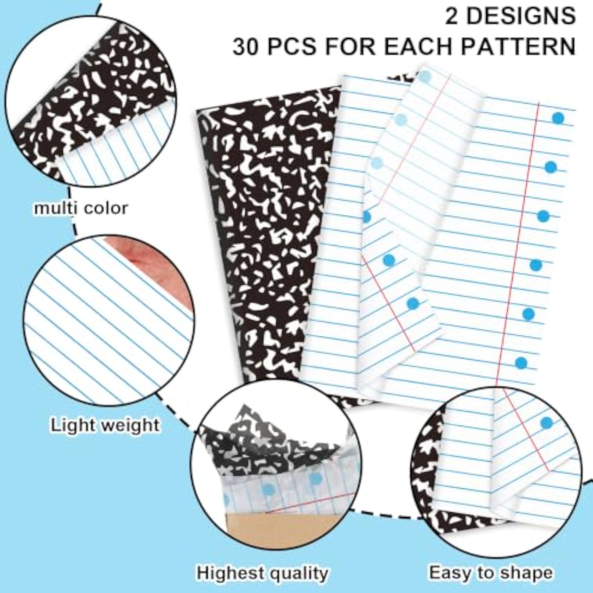 Back to School Tissue Paper, 14 x 20 Inch