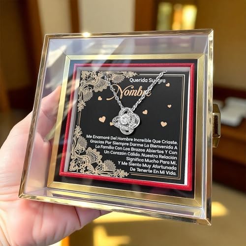 Regalos Para La Suegra El Dia De La Madre, Regalo Para El Amor De Mi Vida, Regalo Para Suegra Dia De Las Madres, Recuerdos De Cumpleaños Para Mujer, Cadena De Plata 925 Para Mujer4