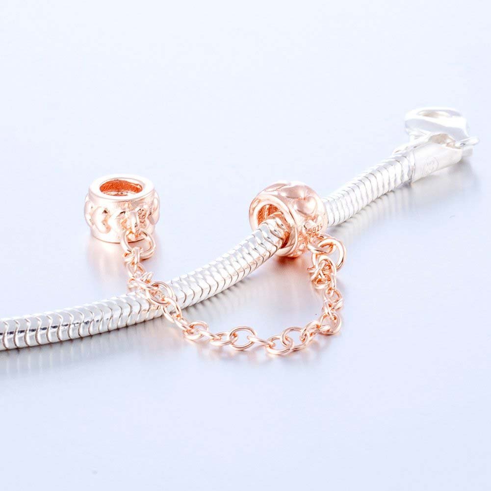 Bracciale In Argento 925 Per Donna - Maglia Ovale 3 Mm - Lunghezza Regolabile 16-19 Cm - Per Charm