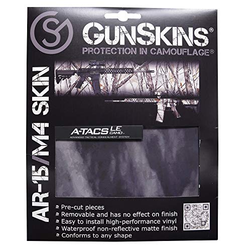 GUNSKINS 保護フィルム AR-15 M4用 ライフルスキン A-TACS_LE