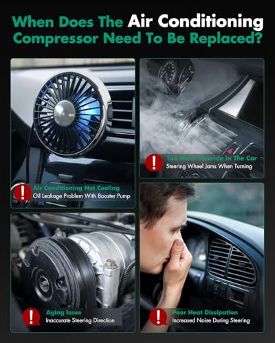 Image of SCITOO AC Compressor for Nissan for Altima 2.5L 2013-2018 | Fast Cooling, Ultra Low Noise (≤72 dB)Air Conditioner Compressor with Clutch, Easy Installation, 926003TA0A 926003TA0B