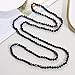 Firstmeet Fashion Glass Beads Rope Knot Long Bead Necklace Versatile 60