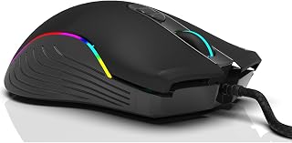 Coverzone Gaming Mouse USB Kablolu RGB Aydınlatmalı 7200 DPI Ayarlanabilir 7 Tuş PMWA725 Sensör 125Hz/1000Hz Report Rate Ergonomik Tasarım 20G Hızlanma Windows Uyumlu Oyuncu Mouse | G303