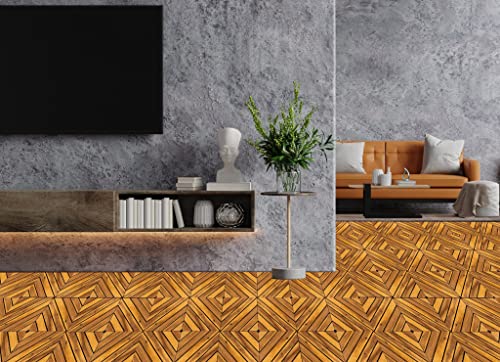 Yamazing 12”X12” Solid Wood Interlocking Flooring Tiles (Pack Of 9), Acacia Hardwood Deck Tiles,Floor Tiles For Both Indoor & Outdoor Use, Waterproof All Weather #TOP5