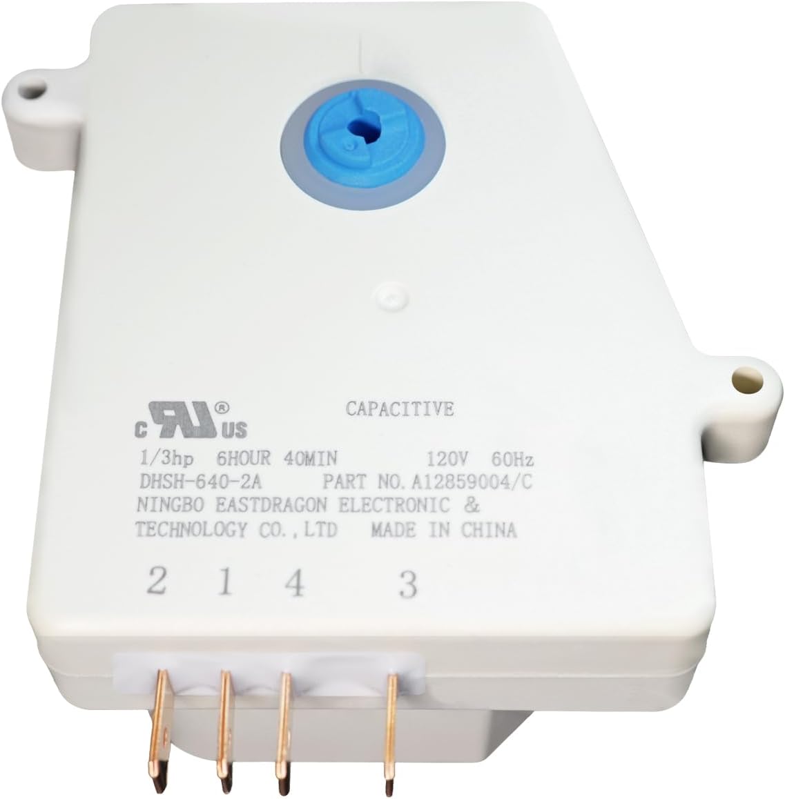 OEM 5304526183 Refrigerator Defrost Timer Compatible with Frigidaire and White-Westinghouse Refrigerator, Replaces 4960382 AP7014390 PS16227343 EAP16227343 FIX16227343 A12859004/C DHSH-640-2A OEM 5304526183 Refrigerator Defrost Timer Compatible with Frigidaire and White-Westinghouse Refrigerator, Replaces 4960382 AP7014390 PS16227343 EAP16227343 FIX16227343 A12859004/C DHSH-640-2A