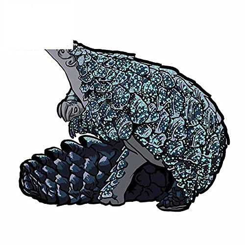 13cm x 11,1 cm para Pangolin, pegatina para coche, aire acondicionado, pegatinas de grafiti, parabrisas, tabla de surf, ventanas