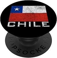 Vista 1 de NATIONAL FLAG OF CHILE SANTIAGO PopSockets Swappable PopGrip