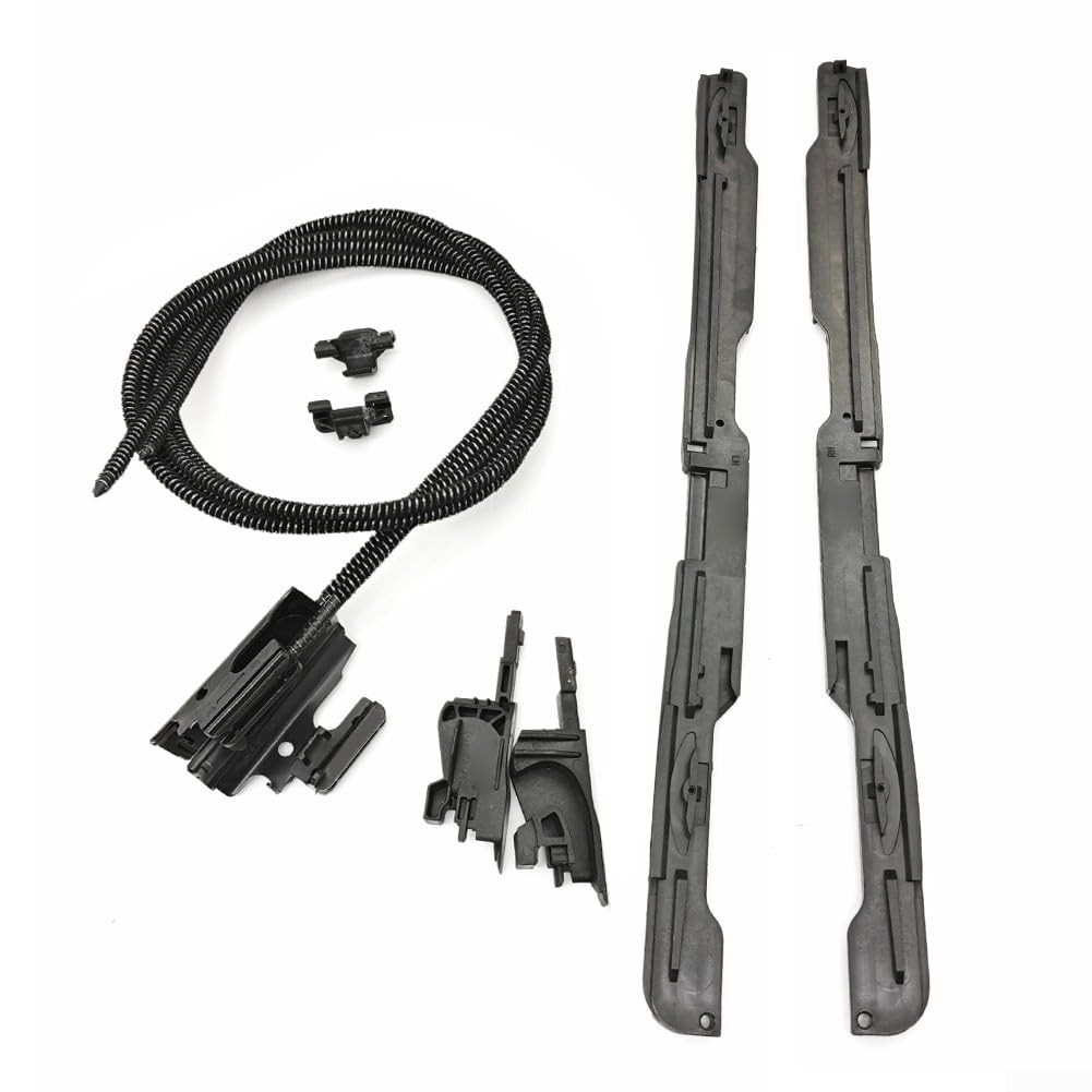 Kit de câble de réparation de toit ouvrant, compatible avec Mini compatible avec Cooper F54 F55 F56 F60 F65 F66, OEM 54107379624, pièces de fixation de toit ouvrant en métal ABS noir