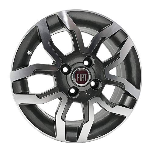 Kit 4 Rodas Aro 14x6 Fiat Ideia Sport 4X98 GD BRW 700