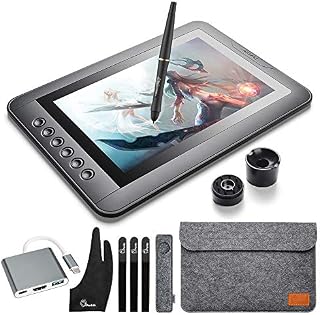 Parblo Mast10 10.1" Graphic Tablet Drawing Monitor with Battery-Free Drawing Tablet Pen Passive