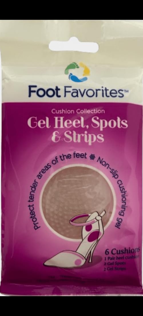 NEERAK Household Silicon Heel Pad for women pain relief (6 pcs) Heel pad for heel pain relief, insoles for women, shoe insoles for men,shoe bite protector for women 1 Pair heel cushion, 1 pair gel spots, 1 pair gel strips