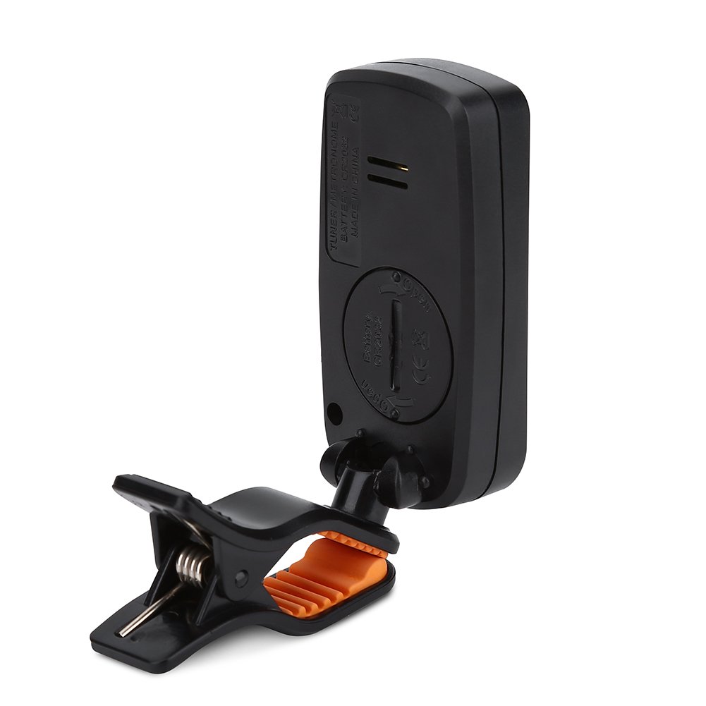Accordeur Et Métronome 2 En 1 Clipable - Pour Guitare, Basse, Violon, Ukulélé, Portable Avec écran LCD