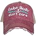 KATYDID Lake Hair Don't Care Baseball Cap - Trucker Hat for Women - Stylish Cute Sun Hat