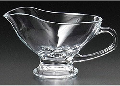 Yamasita Craft 11743340 Turkish Glass Base Sauce Board, 6.4 x 3.4 x 4.2 inches (16.2 x 8.7 x 10.8 cm), 8.5 fl oz (250 cc)