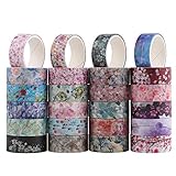 [Inspirado en floral]: hay una bonita combinación de colores en los patrones florales, los colores son vivos y los patrones se imprimen claramente en todas partes. Gran variedad: flor de durazno, flor de ciruelo, diente de león, peonía, rosa, etc.