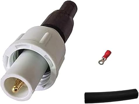 Mssoomm High Voltage Wire Protective Positive Connector Head with Metal Terminal for Connecting CO2 Laser Power Supply and CO2 Laser Tube for Laser Cutter Engraver Machine