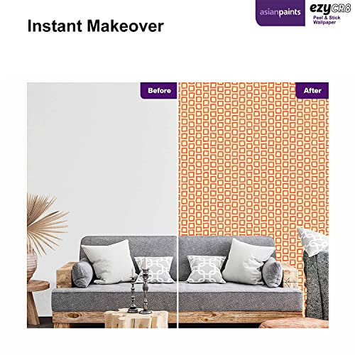 Image of Asian Paints EzyCR8 P&S Chqrd Patterns - Light Orange
