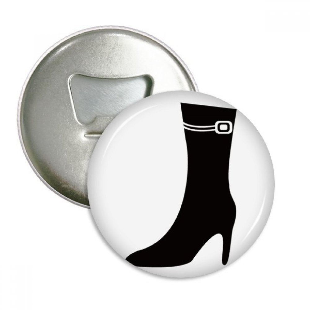 Aimants pour réfrigérateur décapsuleur rond badge pins argent