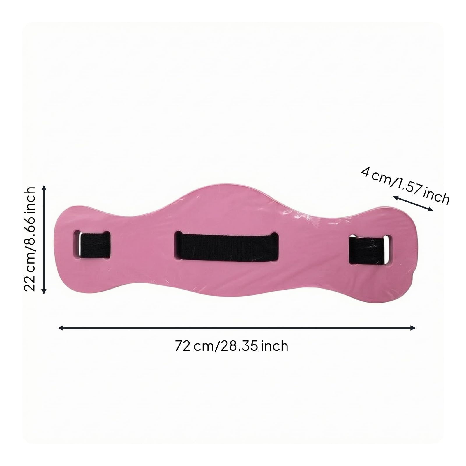 Tavoletta Nuoto Bambini Kickboard Piscina Tavola Galleggiante Ausilio Nuoto Didattico Tavoletta Allenamento Schiuma Compatta con Tre Impugnature per, Rosa