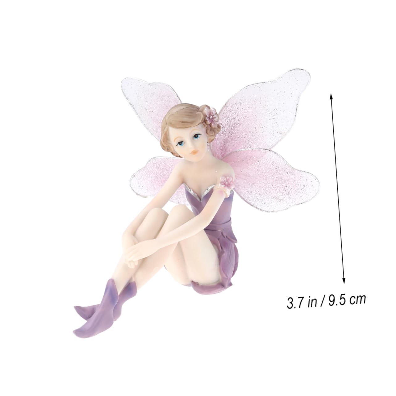 IMIKEYA 2stücke Schöner Aus Harz Mit Handbemalte Miniaturfiguren Für Hochzeitsdekoration Und Garten Sitzend Stil b Beine Geschlossen Für Fairy Garden Und
