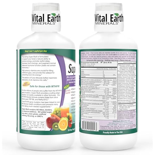Vital Earth Minerals Super Multi Liquid Multivitamins