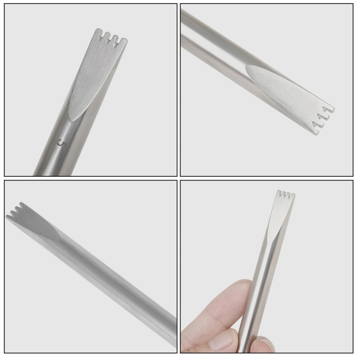 IMIKEYA Llave Afinadora de Piano de Metal Plata de Doble Extremo, Herramienta Versátil y Fácil de Usar para Mantenimiento Profesional de Cuerdas de Piano