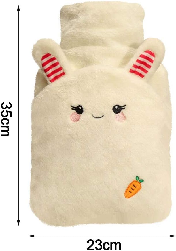 SKUZA Hot Water Bottle, Winter Winter Warm Water Injection Hot Water Bottles Water-Filled Type Hot Water Bag Removable Hand Warmer Warming Bag (Color : A4) (Color : A6)