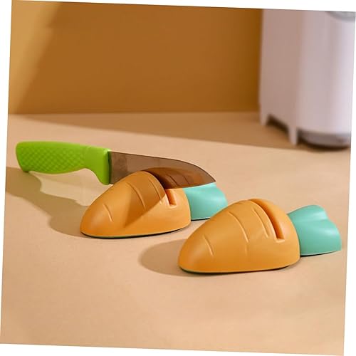 Miniatura 2 de BIUDECO 4pcs Whetstone Safely Sharpener Sharpening Piedra Para Afilar Cuchillos Cutter Sharpeners Spokeshave Safety Sharpener Wet Carrot Outdoor