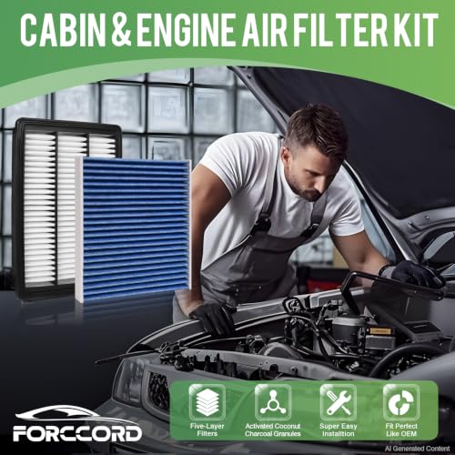 Image of Cabin & Engine Air Filter Kit for Tucson 2016-2021, Sportage 2017-2022
