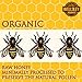 Wellsley Farms Organic Raw Honey, 100% Pure, USDA Certified – 24 oz Bottle.