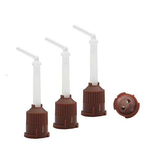 Miniatura 9 de 50 puntas de mezcla de impresión dental, 50 puntas dentales intraorales para materiales de odontología, tubo de mezcla, desechable, goma de 50pcs