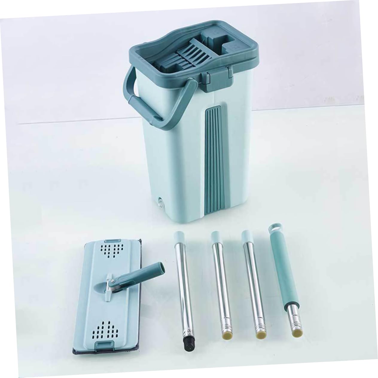 PRETYZOOM Fregona Manos Libres Cubo Trapeador de Microfibra para Limpieza Accesorios de Trapeador para Hogares Cubs para Fregona y Trapeadores de Microfibra