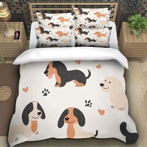 Parure de lit microfibre résistante 260x220cm avec housse de couette cycliste 3D