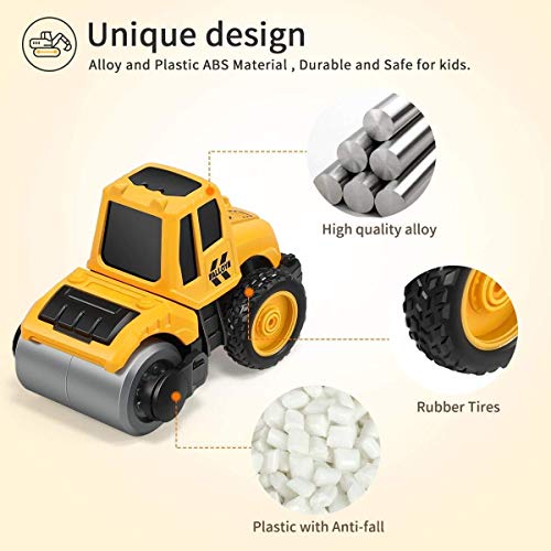 Image of Exclusive Collection of Engineering Automobile Construction Play Set Metal Die Cast Mini Racers Cars for Kids (Engineering Construction Toy Set)