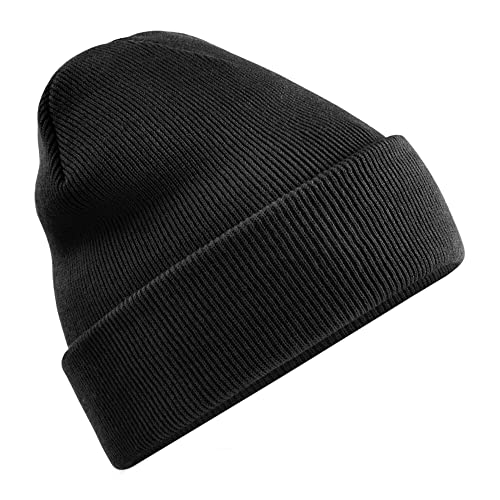 Beechfield B45R Recycled Original Cuffed Beanie - Black