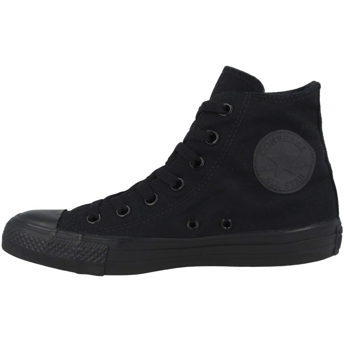 Converse Unisex Adult Chuck Taylor All Star High Top Sneaker 8.5 Women/6.5 Men Black Monochrome
