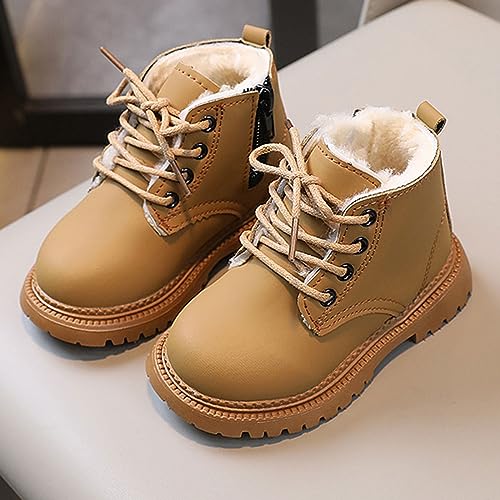 Kids Ankle Boots Boys Girls Lace up Casual Hiking Ankle Boots Outdoor Boots for Toddler/Little Kid/Big Kid2